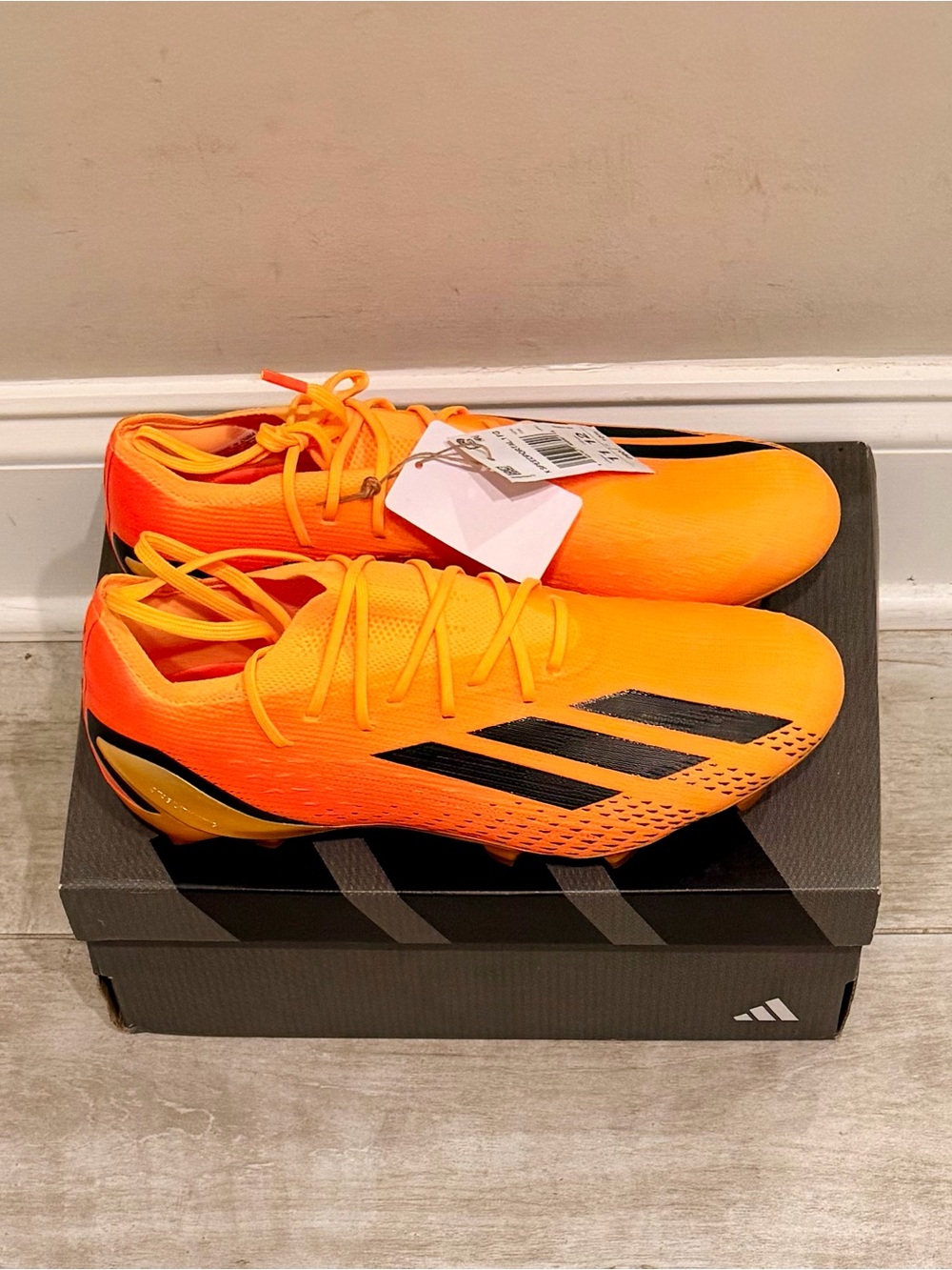 Adidas Speed Portal .1 FG Men's Bright Orange Soccer Cleats NWT